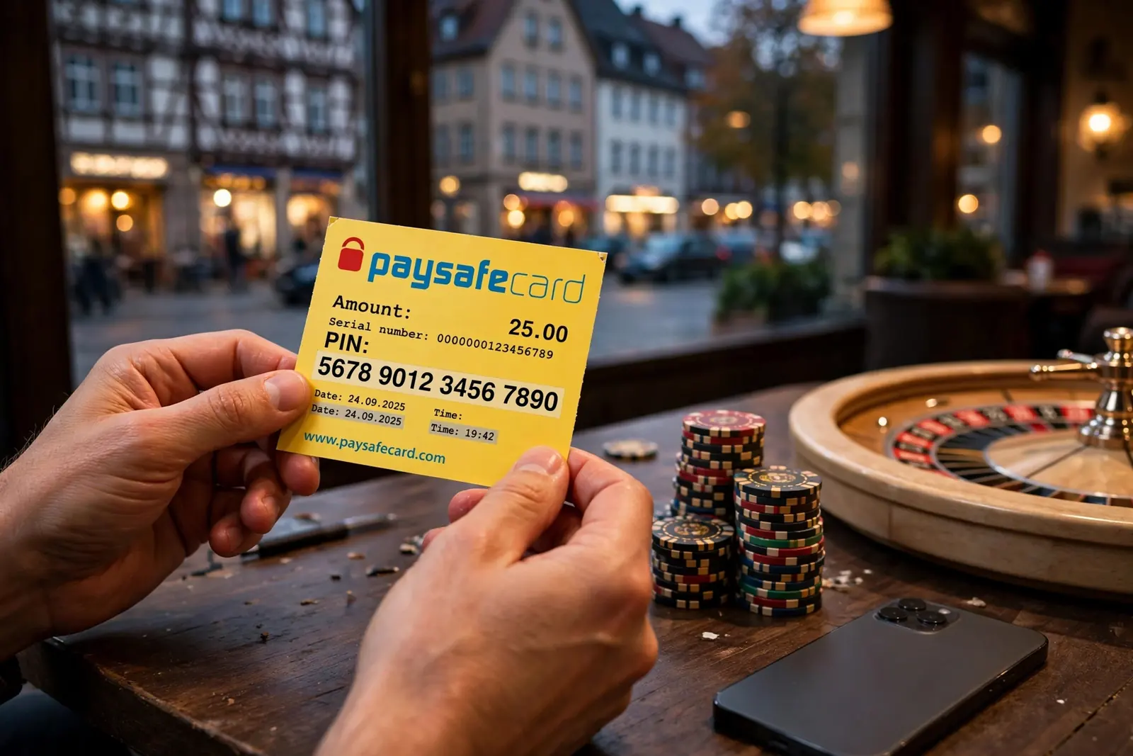 Online-Casinos mit Paysafecard: Einzahlung und Grenzen