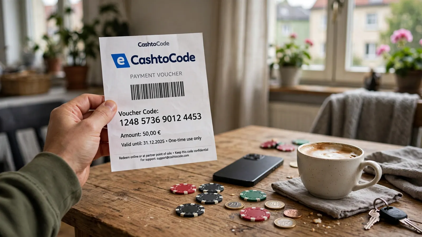 Online-Casino mit Cashtocode: Einzahlung prüfen